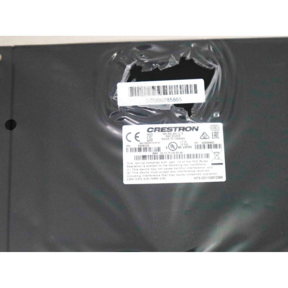 Crestron HD-RX-201-C-E DM Lite – HDMI over CATx Receiver, Room Controller, 2x1 - Picture 3 of 5